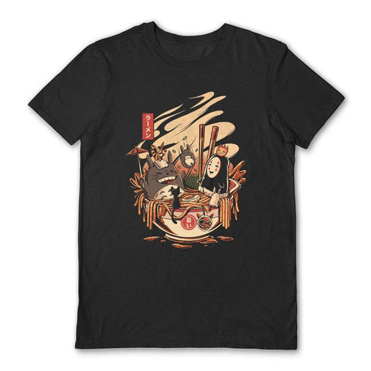 Ilustrata (Ramen Pool Party) Black Unisex T-Shirt