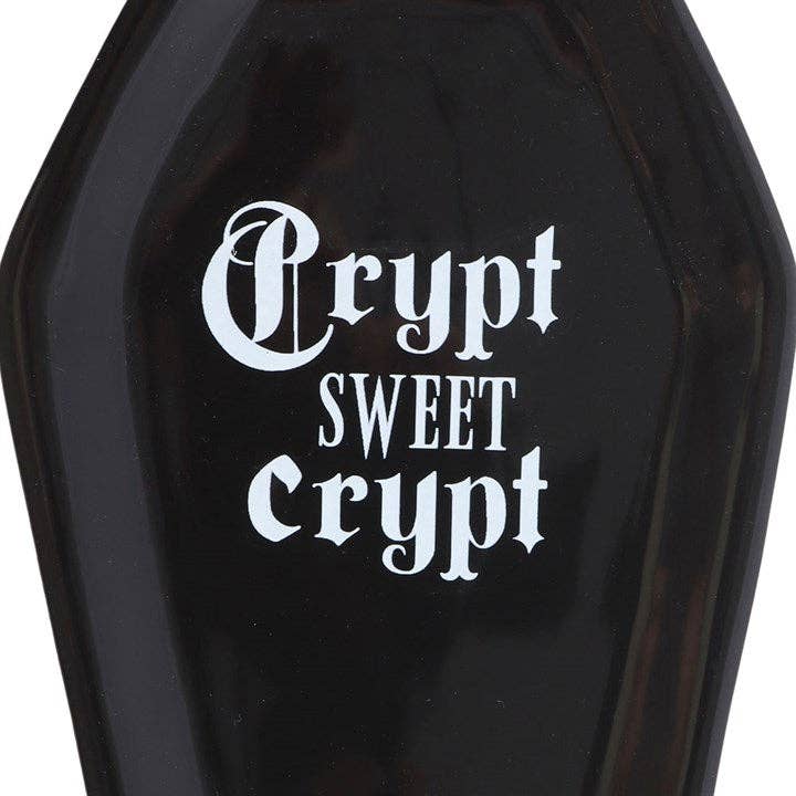 Crypt Sweet Crypt Gothic Coffin Shaped Trinket Tray