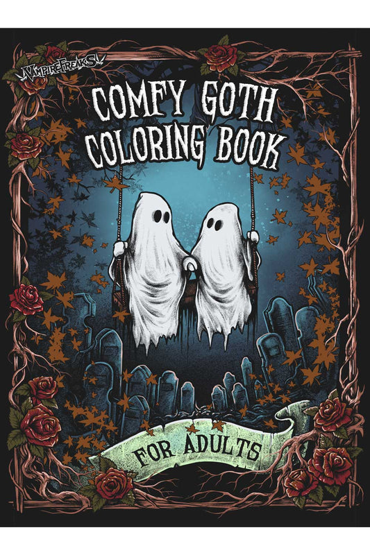 Comfy Goth Coloring Book For Adults