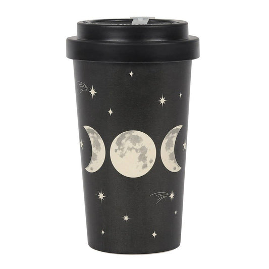 14484 Bamboo Coffee Mug With Sleeve, Triple Moon