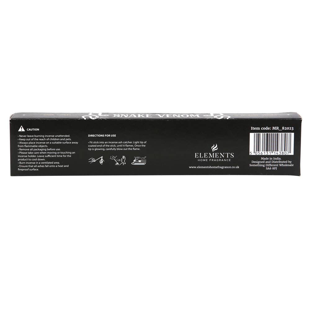 Pack of 15 Snake Venom Dark Opium Incense Sticks