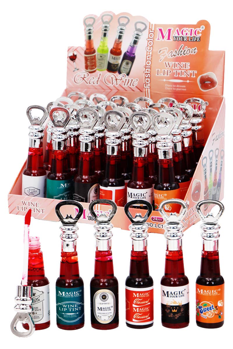 Wine Bottle Opener Matte Novelty Lip Gloss