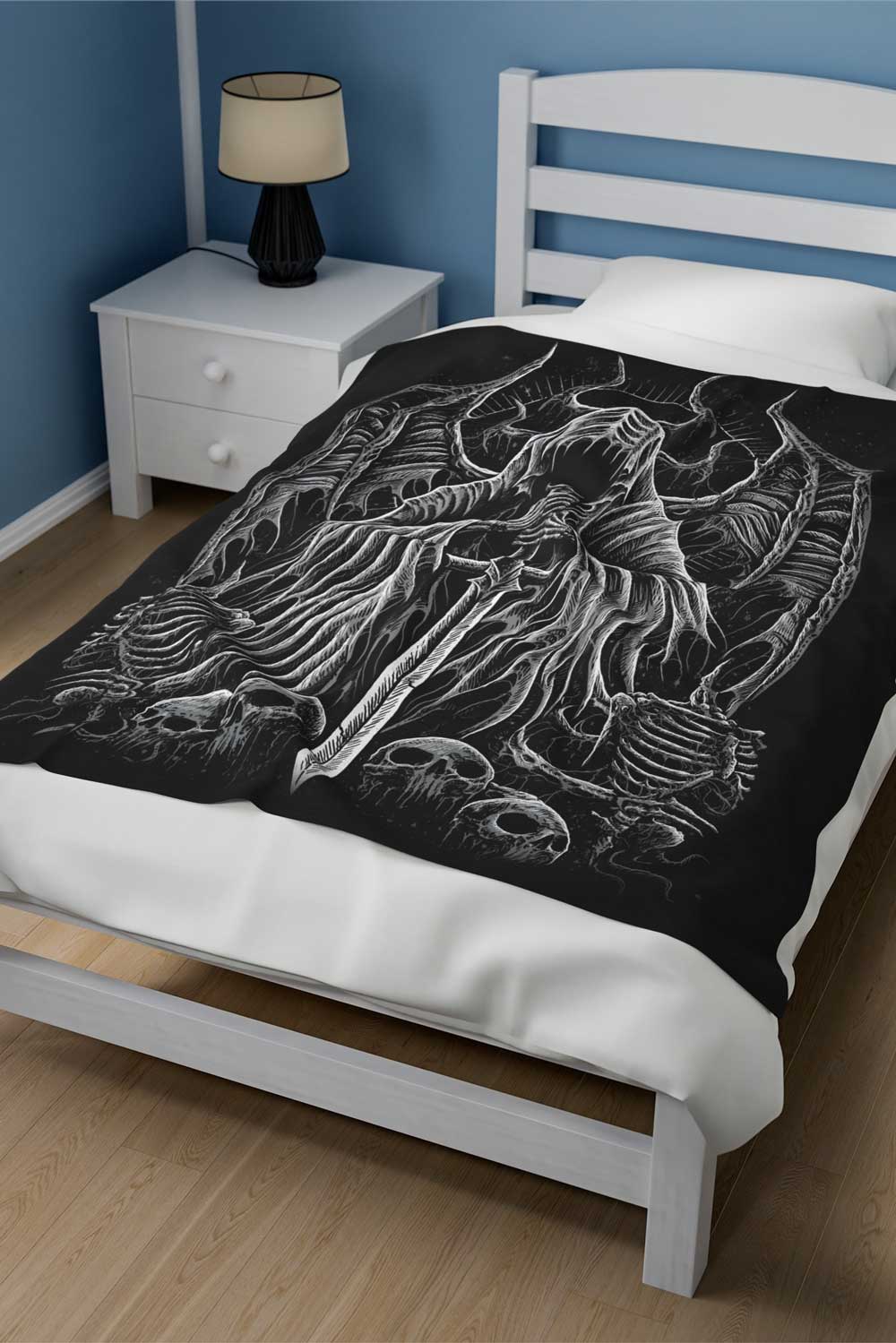 Angel of Death Throw Blanket
