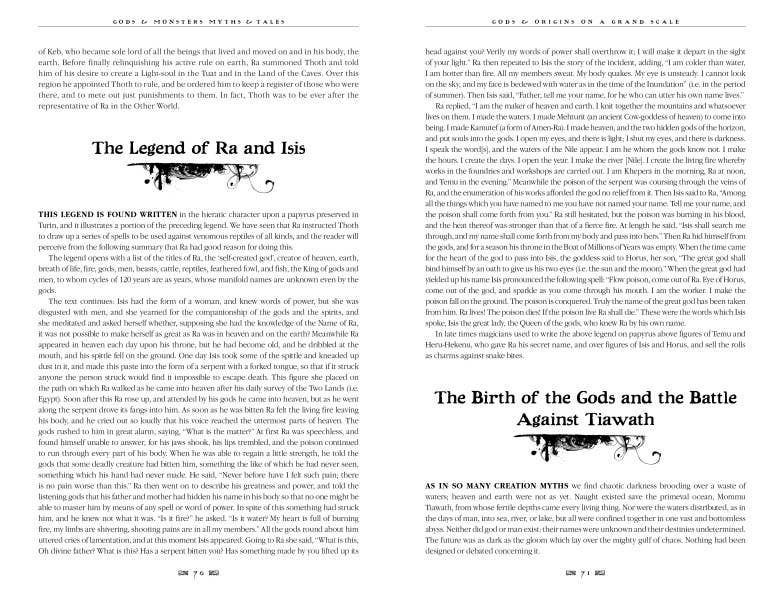 Gods & Monsters Myths & Tales (Gothic Fantasy)