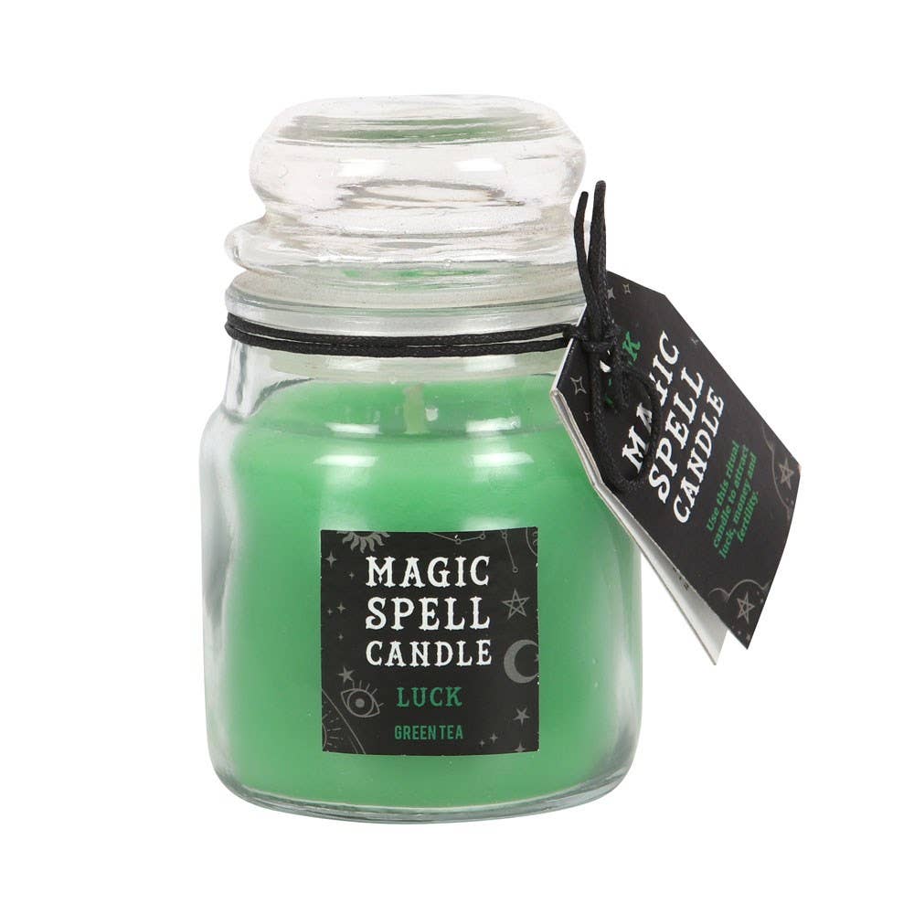 Magic Spell Candle Luck Green Tea Scent