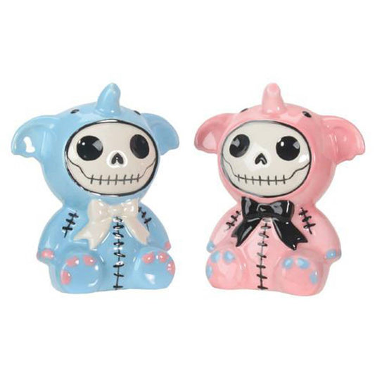 Furrybones Elefun Salt and Pepper Shaker Set