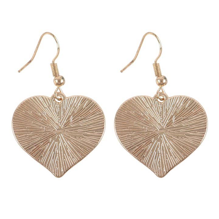 Burning Heart Earrings