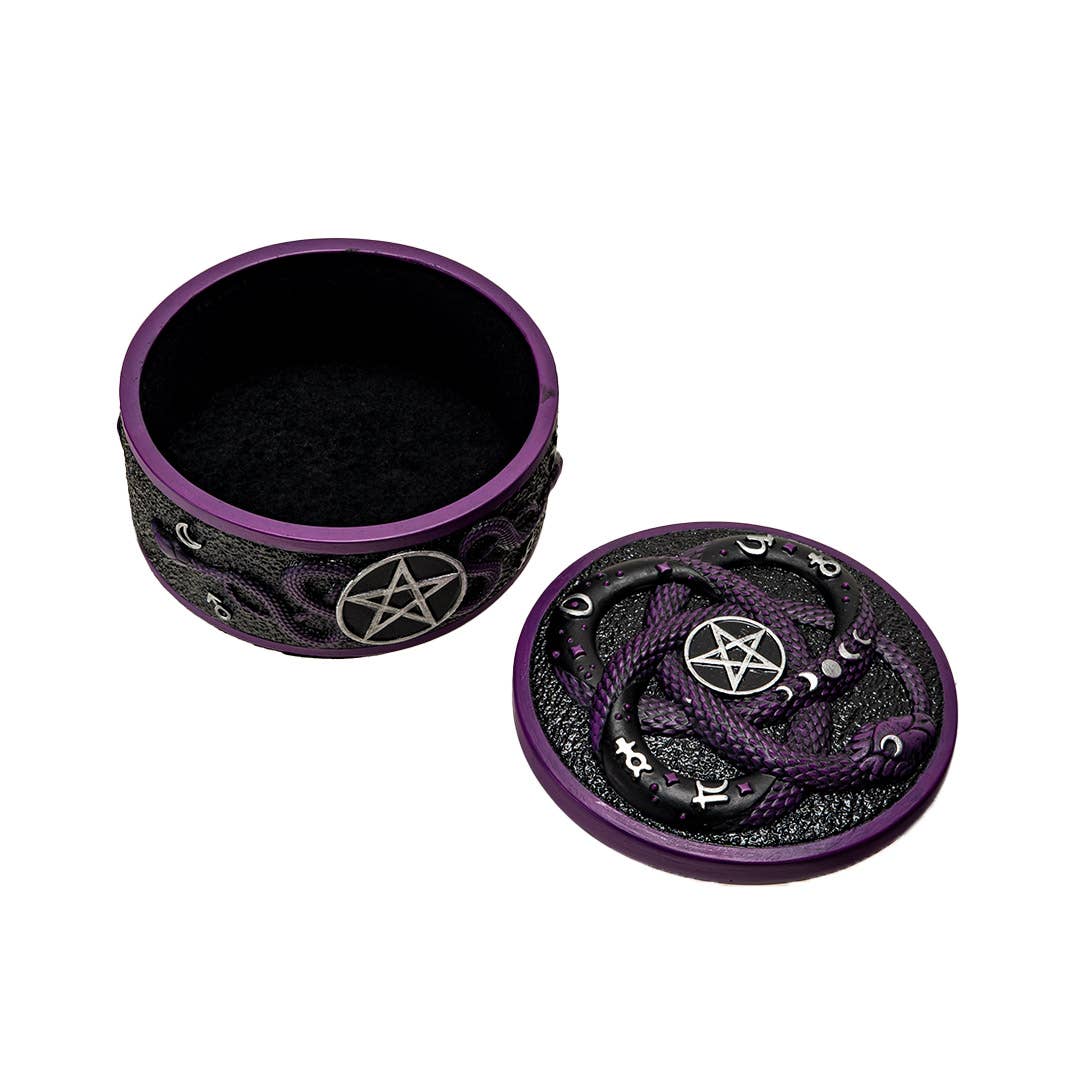 16184 Alchemist Snake Trinket Box