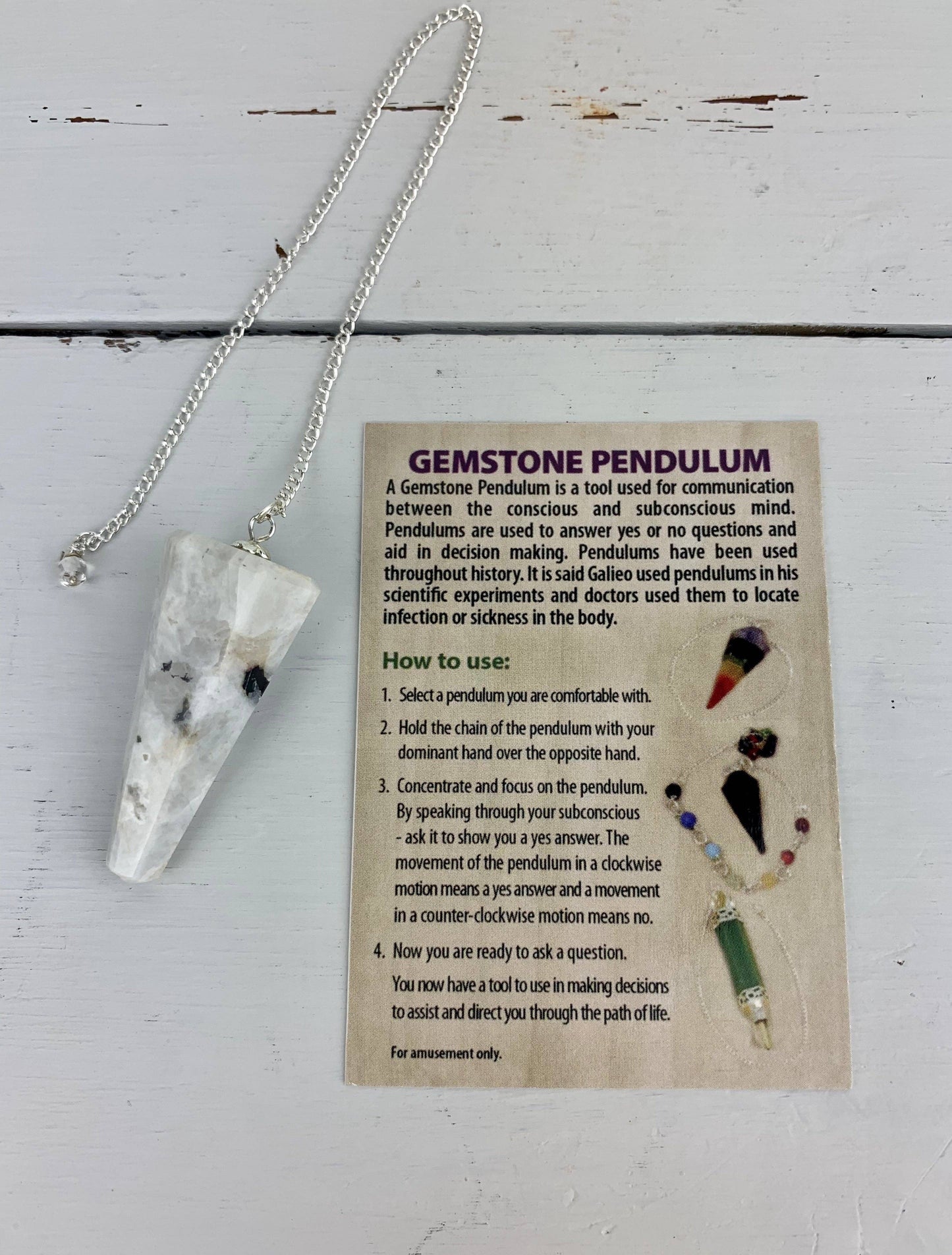Crystal Pendulums