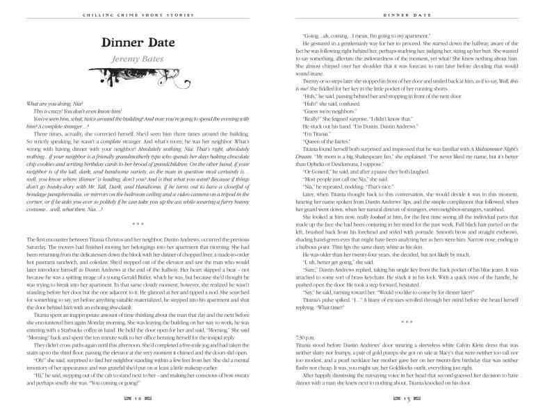 Chilling Crime Short Stories (Gothic Fantasy)