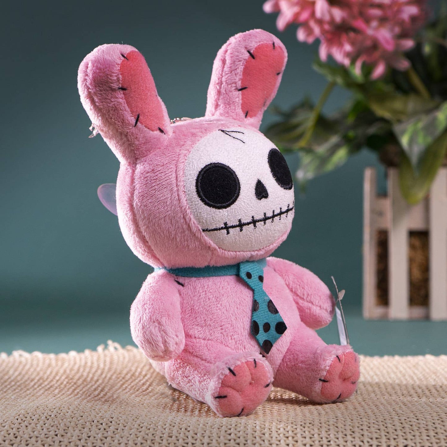 Furrybones Pink Bun-Bun Plush Halloween Small