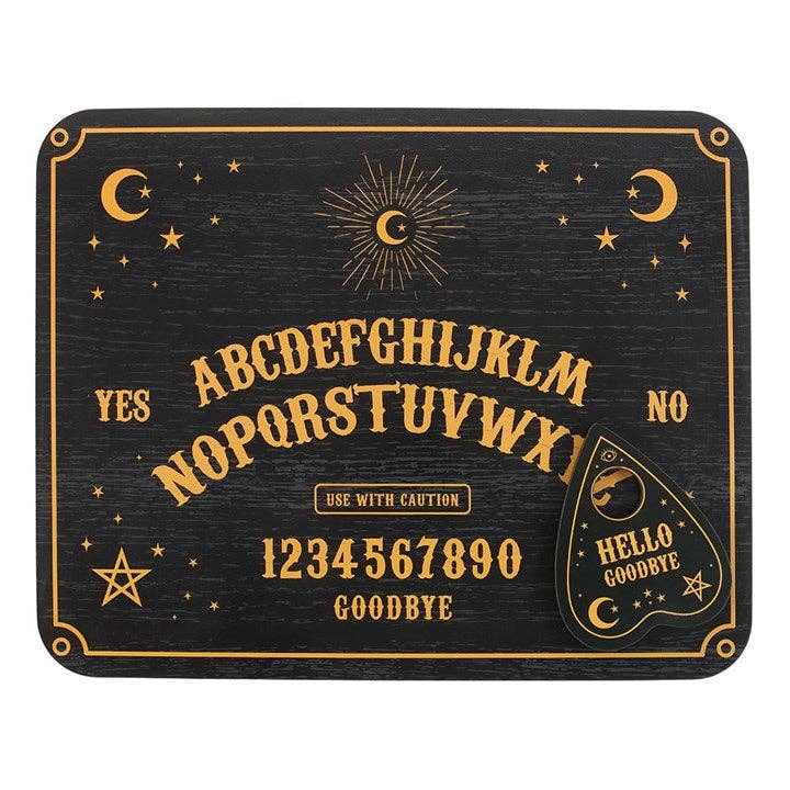 Black Gothic Ouija Talking Board with Planchette