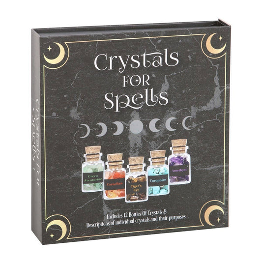 Crystals for Spells Crystal Chip 12PC Gift Bottle Set