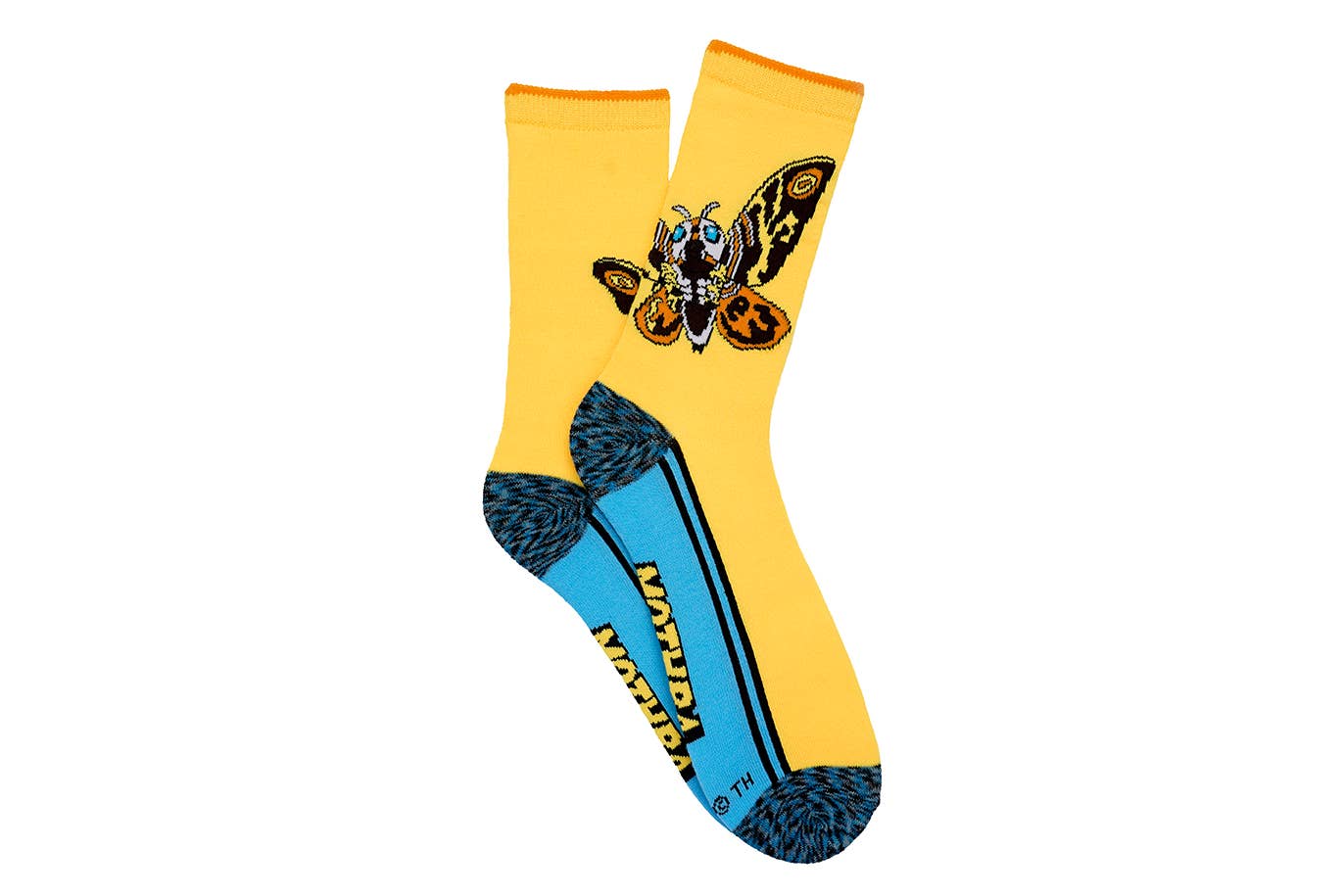 Godzilla Mothra Spacedye Crew Sock