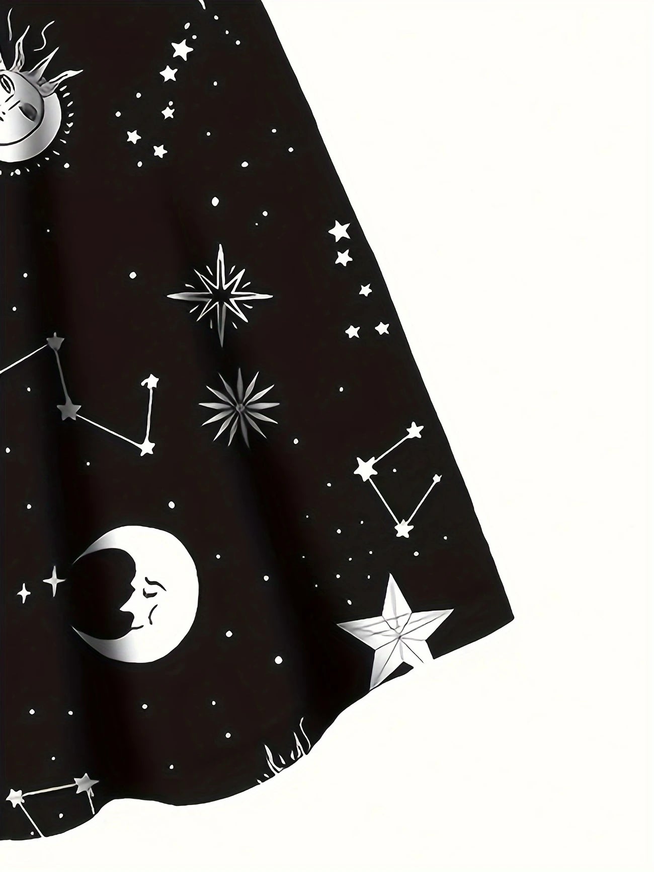 Sun & Moon Gothic Dress – Stretchy & Stylish