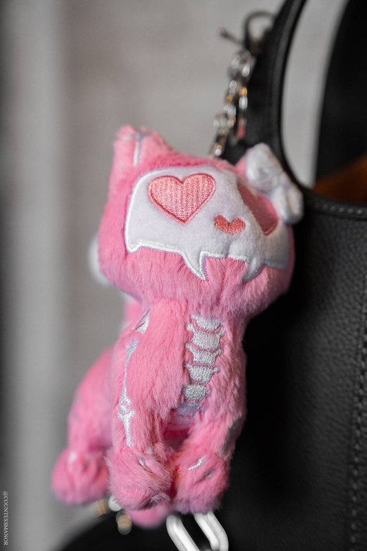 Smitten Kitten Plush Keychain