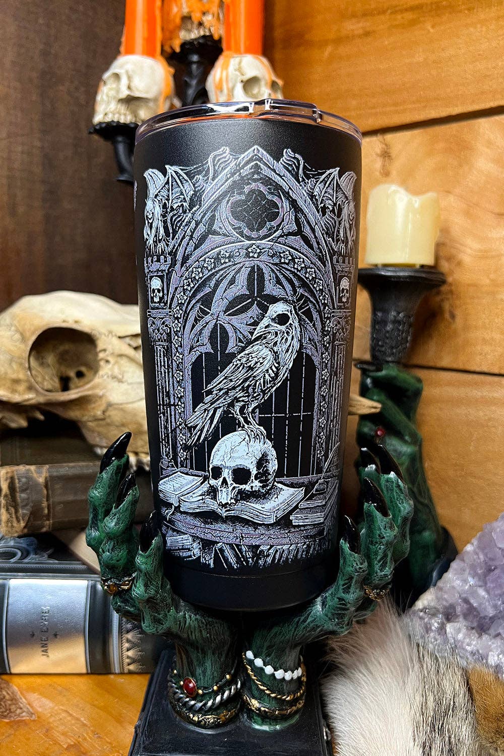 Quoth The Raven 20 oz Travel Mug
