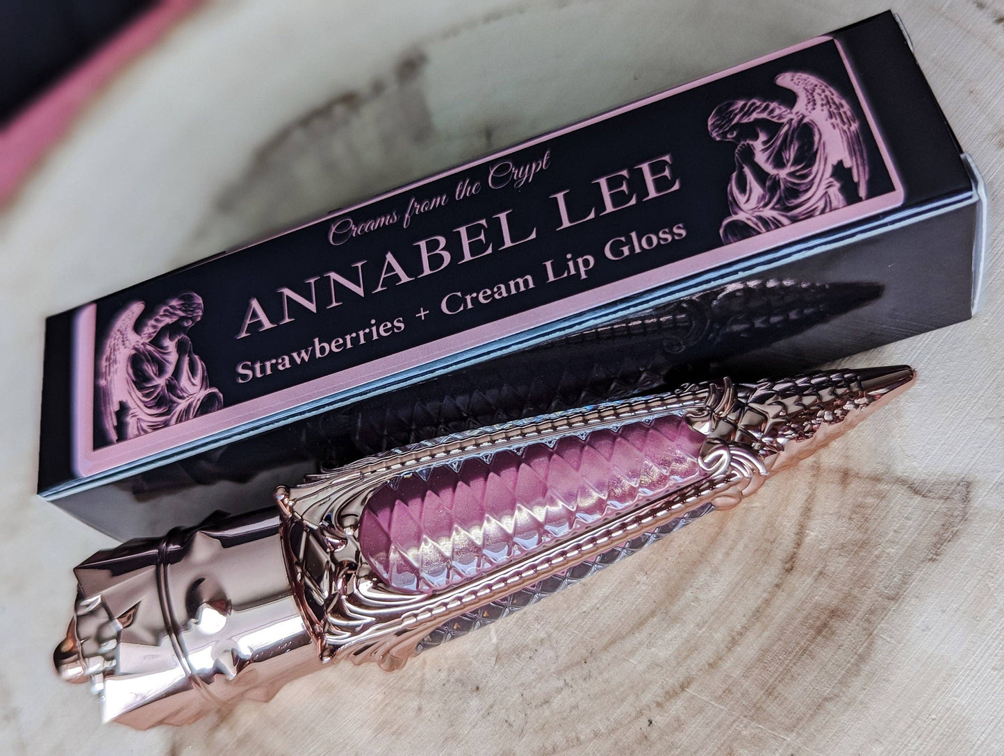 ANNABEL LEE - Strawberries and cream scented lip gloss