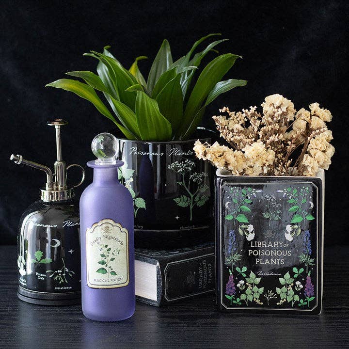 Poisonous Plants Gothic Botanical Plant Pot