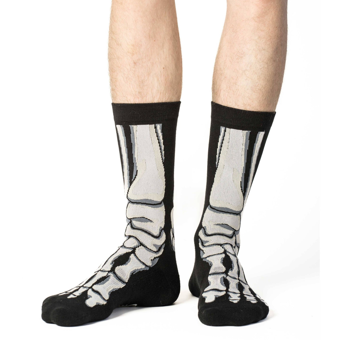 Men's Halloween, Skeleton Feet Socks