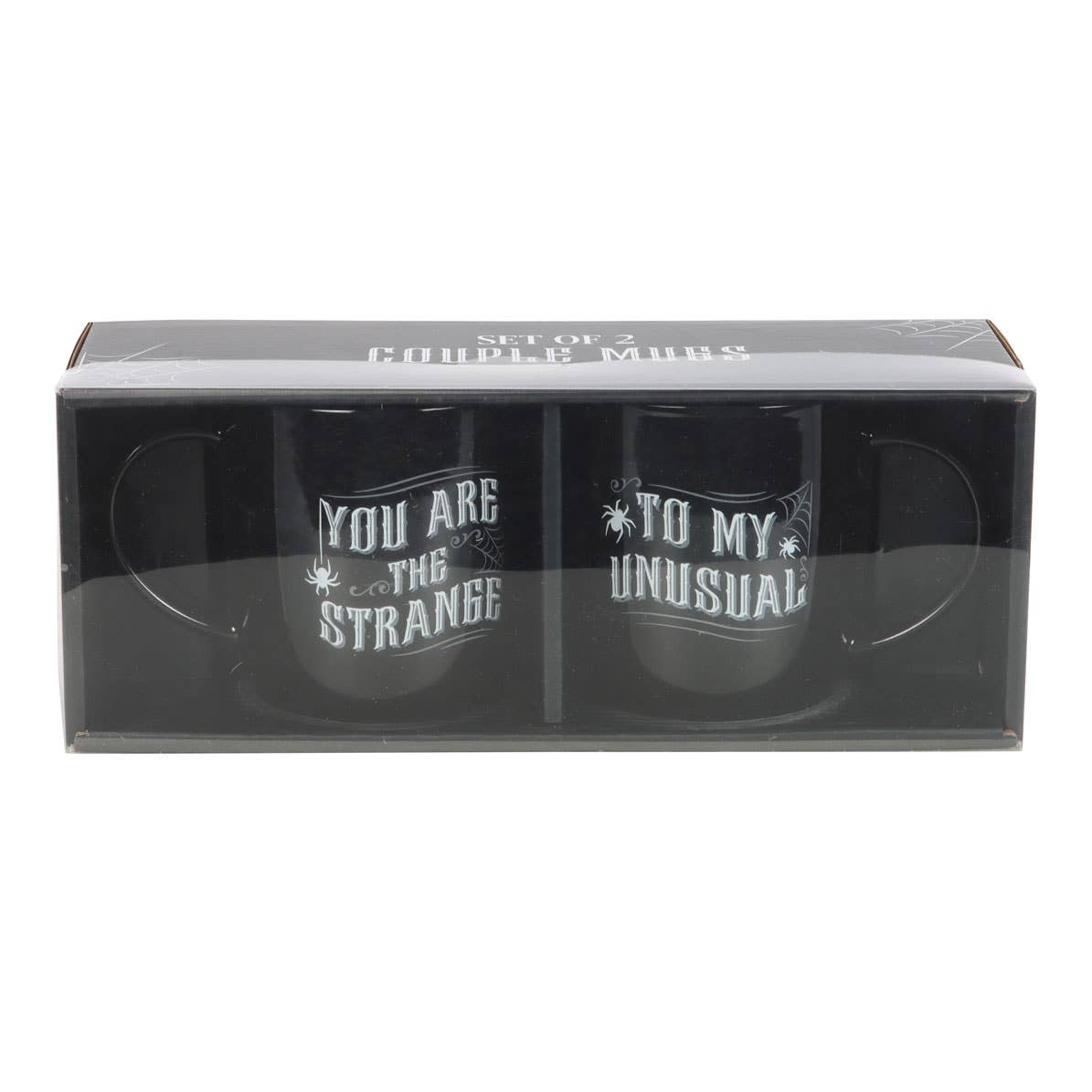 Gothic Strange and Unusual Couples Halloween Mug Set