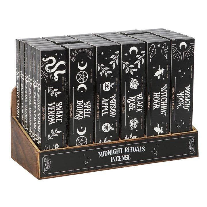 Midnight Rituals Incense Sticks in Display