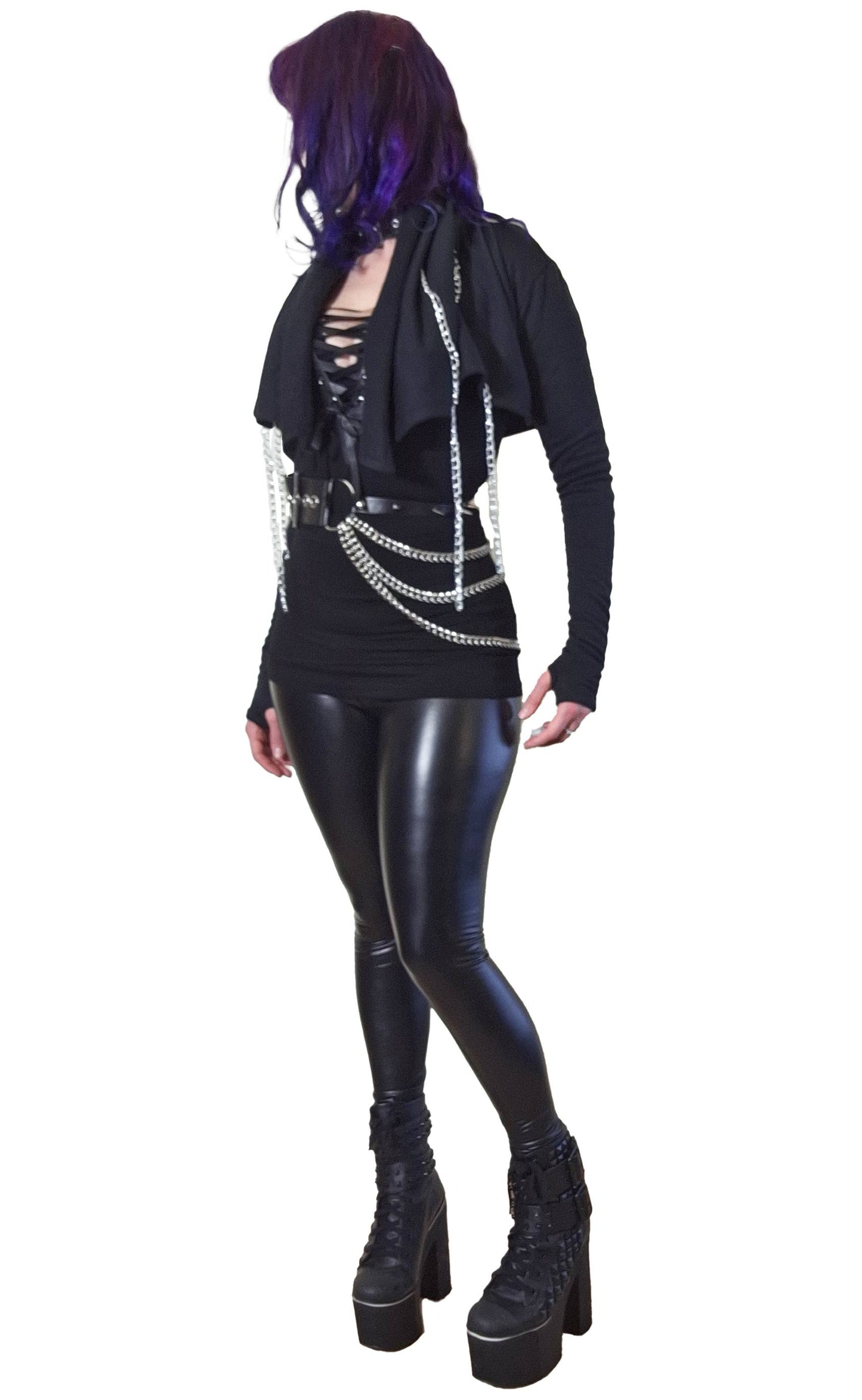 Necessary Evil Andarta Waterfall Bolero with Chains