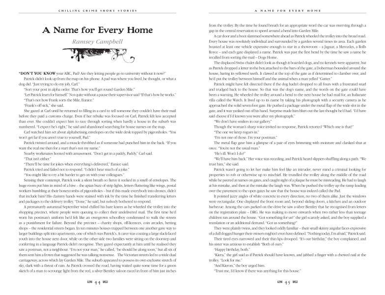 Chilling Crime Short Stories (Gothic Fantasy)