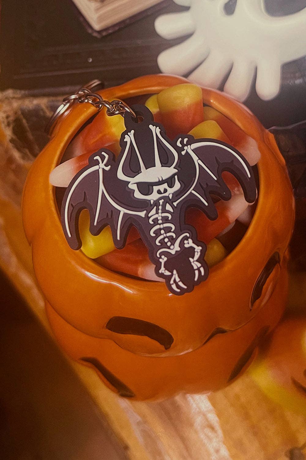 Batty Bones Keychain