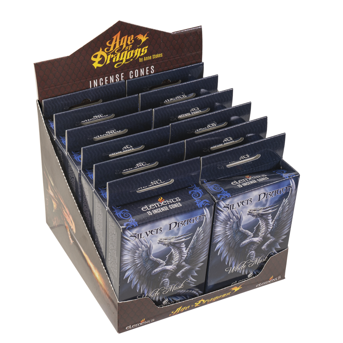 13816 Silver Dragon Incense Cones