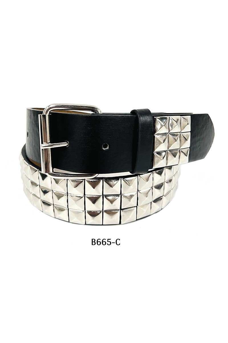 Pyramid Studded Belt