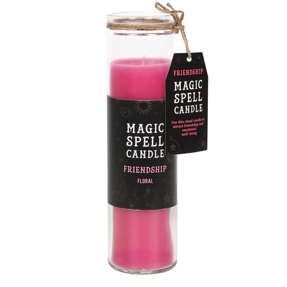 Friendship Magic Spell Candle Floral Scent
