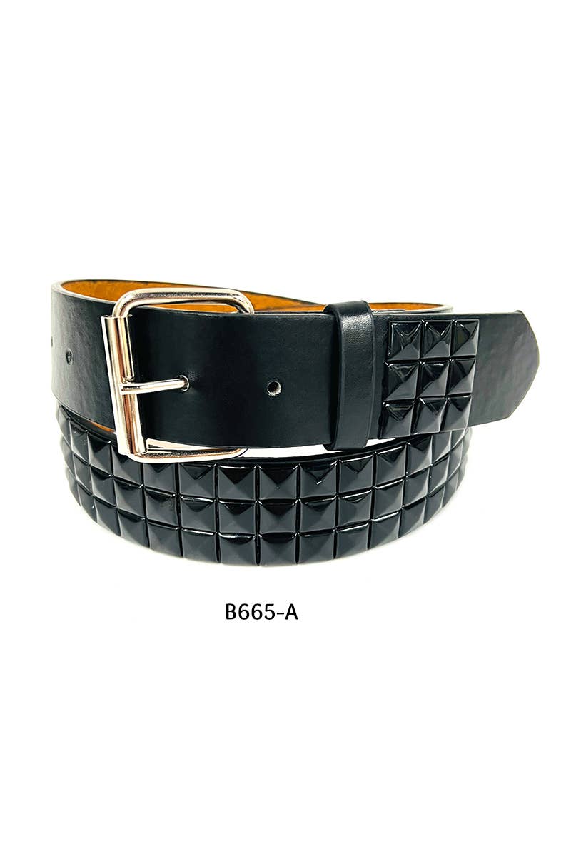 Pyramid Studded Belt