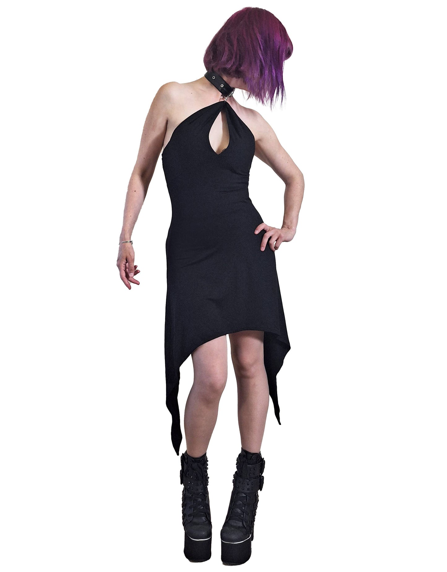 Necessary Evil Gothic Persephone Midi Dress