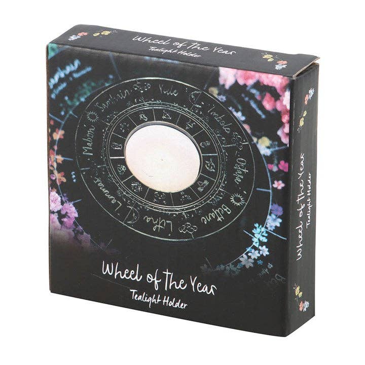 Pagan Wheel of the Year Tealight Candle Holder
