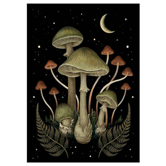 Episodic Drawing (Death Cap) Postcard Print A6