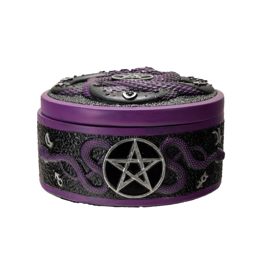 16184 Alchemist Snake Trinket Box