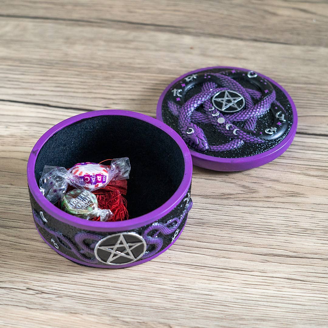16184 Alchemist Snake Trinket Box