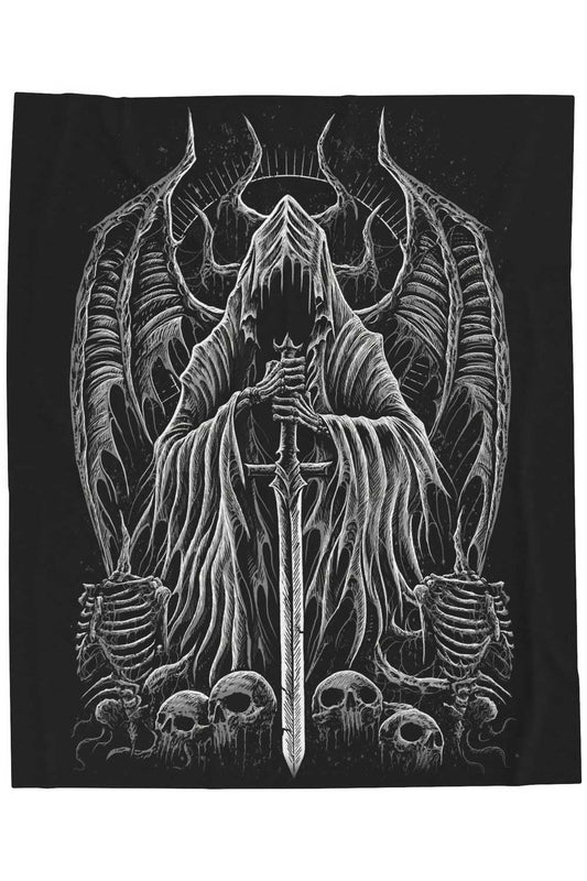Angel of Death Throw Blanket