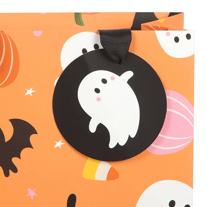 23cm Sweet and Spooky Ghost Print Halloween Gift Bag