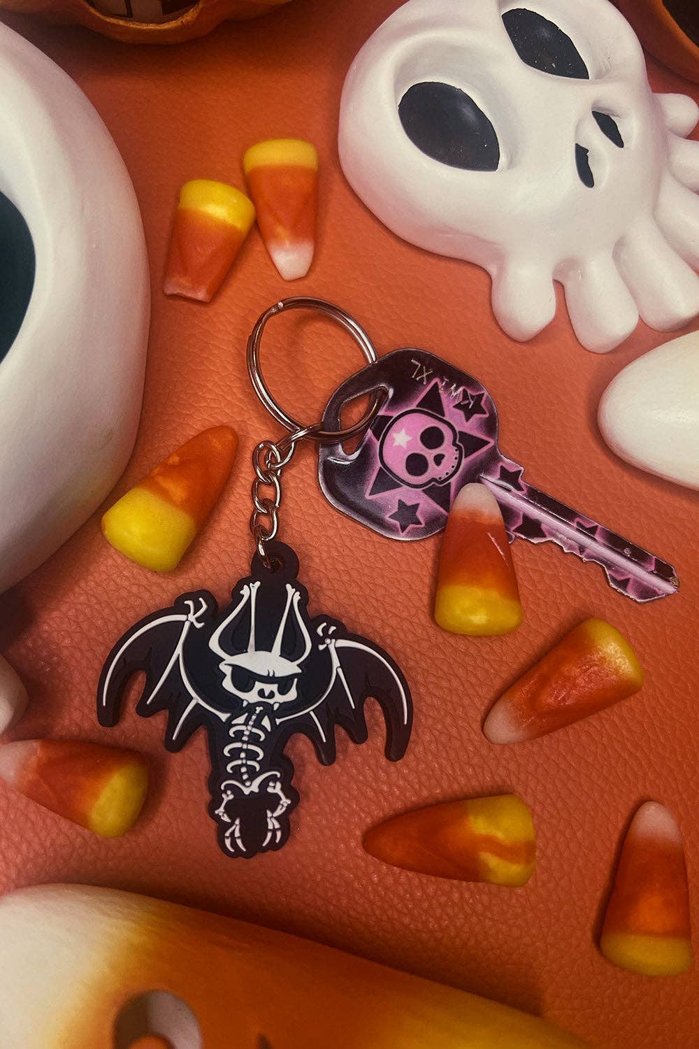 Batty Bones Keychain