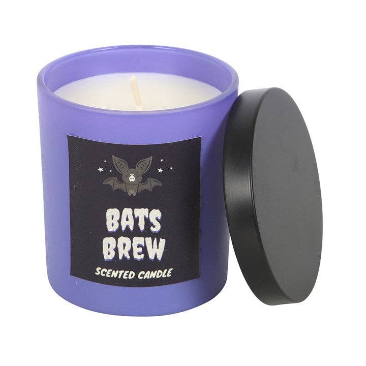 Bat's Brew Clove and Tobacco Halloween Candle
