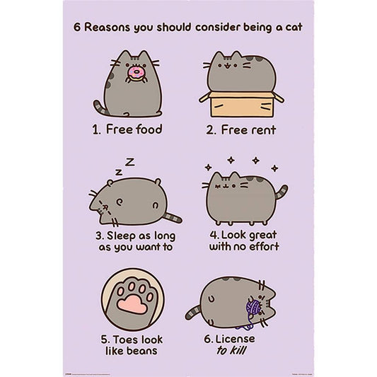 Pusheen (Reasons To Be A Cat) Maxi Poster
