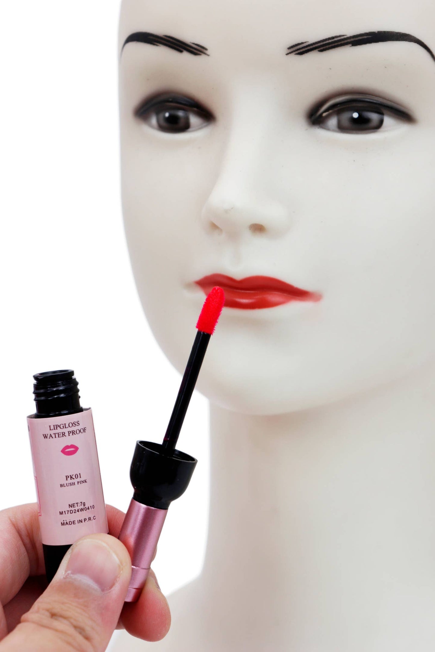 Wine Matte Waterproof Novelty Lip Gloss Souvenir - 24 pcs