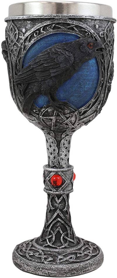 Raven Wine Goblet