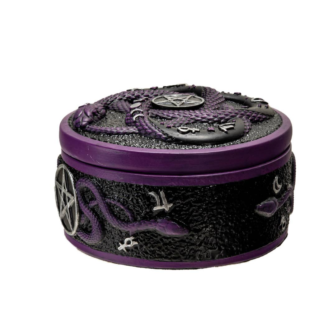 16184 Alchemist Snake Trinket Box