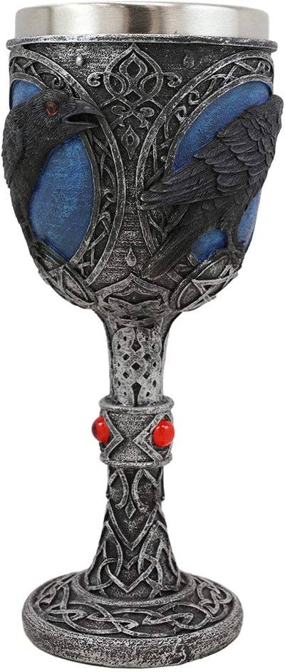 Raven Wine Goblet