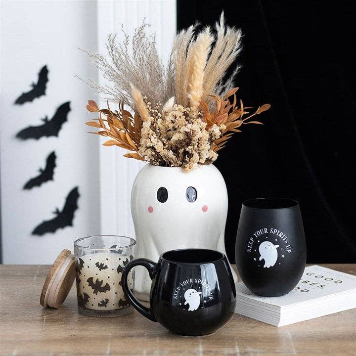 Halloween Bat Print Mulberry Candle