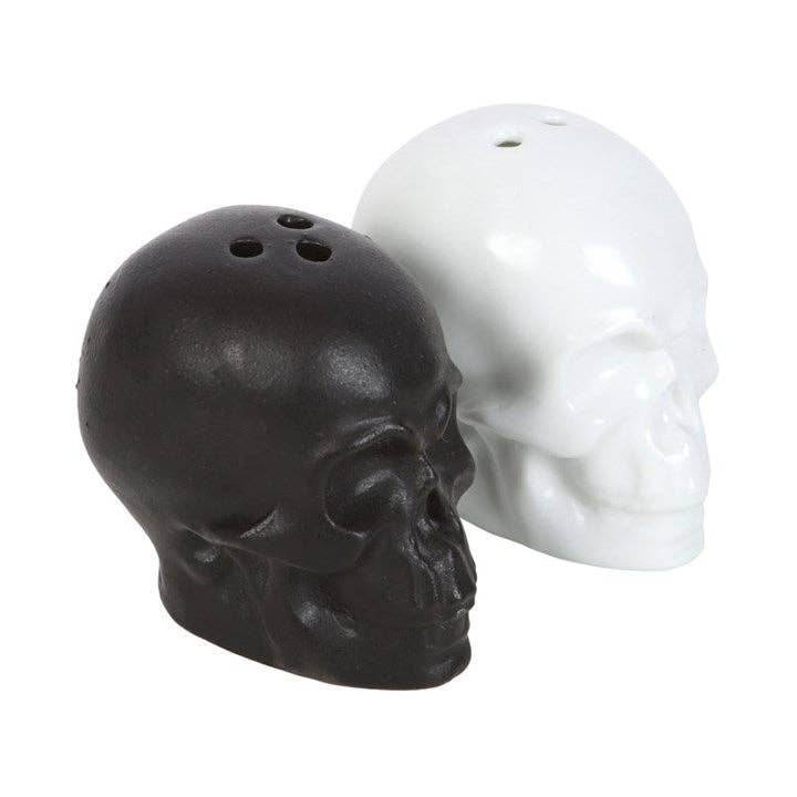 Gothic Skull Salt and Pepper Shakers