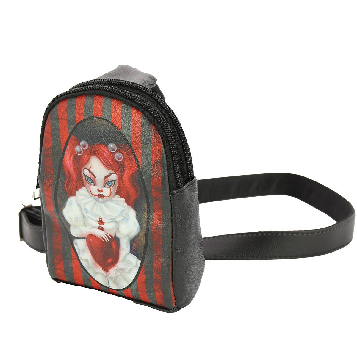 Smiley Clown Girl Body Fanny Bag